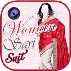women saree suit photo montage アイコン