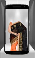 women saree suit photo montage poster