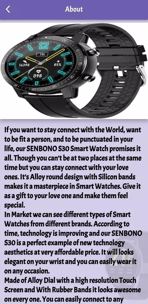 Smart Watch S30 Guide APK for Android Download