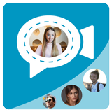 Live Chat - Free Video Talk Live with Strangers أيقونة