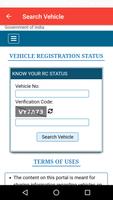 Search Vehicle,Challan,Driving details capture d'écran 1