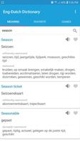 English Dutch Dictionary Plakat