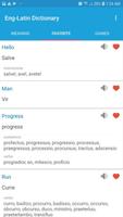 English Latin Dictionary Screenshot 1