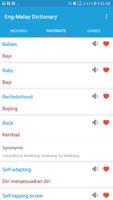 English Malay Dictionary Screenshot 1