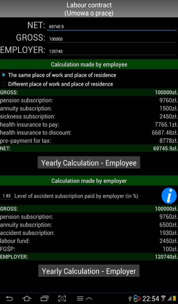 Income Tax Calculator - Poland APK for Android Download