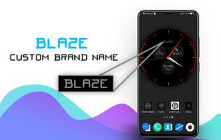 Blaze Clock Live Wallpaper скриншот 3