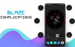 Blaze Clock Live Wallpaper скриншот 1