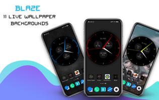 Blaze Clock Live Wallpaper скриншот 2