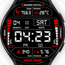 Marine Digital 2 Watch Face APK