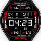 Marine Digital 2 Watch Face Zeichen