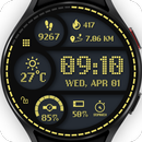 Sporty Digital Watch Face APK