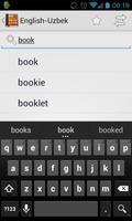 English-Uzbek Dictionary capture d'écran 2