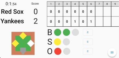 Baseball Scoreboard Ekran Görüntüsü 1