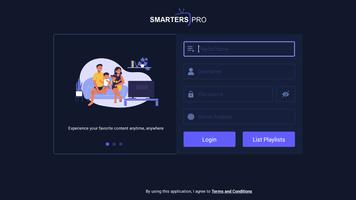 Smarters Pro syot layar 1