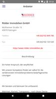 Ridder Immobilien Ratingen capture d'écran 2