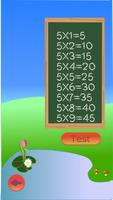 Math games for kids : Multiplication table screenshot 1