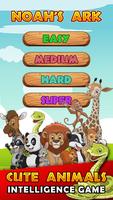 Brain game with animals poster