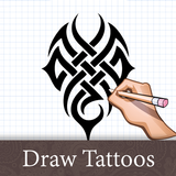 Cómo dibujar tatuajes icono