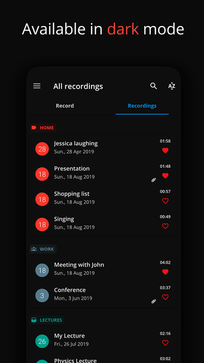 Audio Recorder screenshot 3