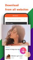 Video downloader app - social HD videos downloader Affiche