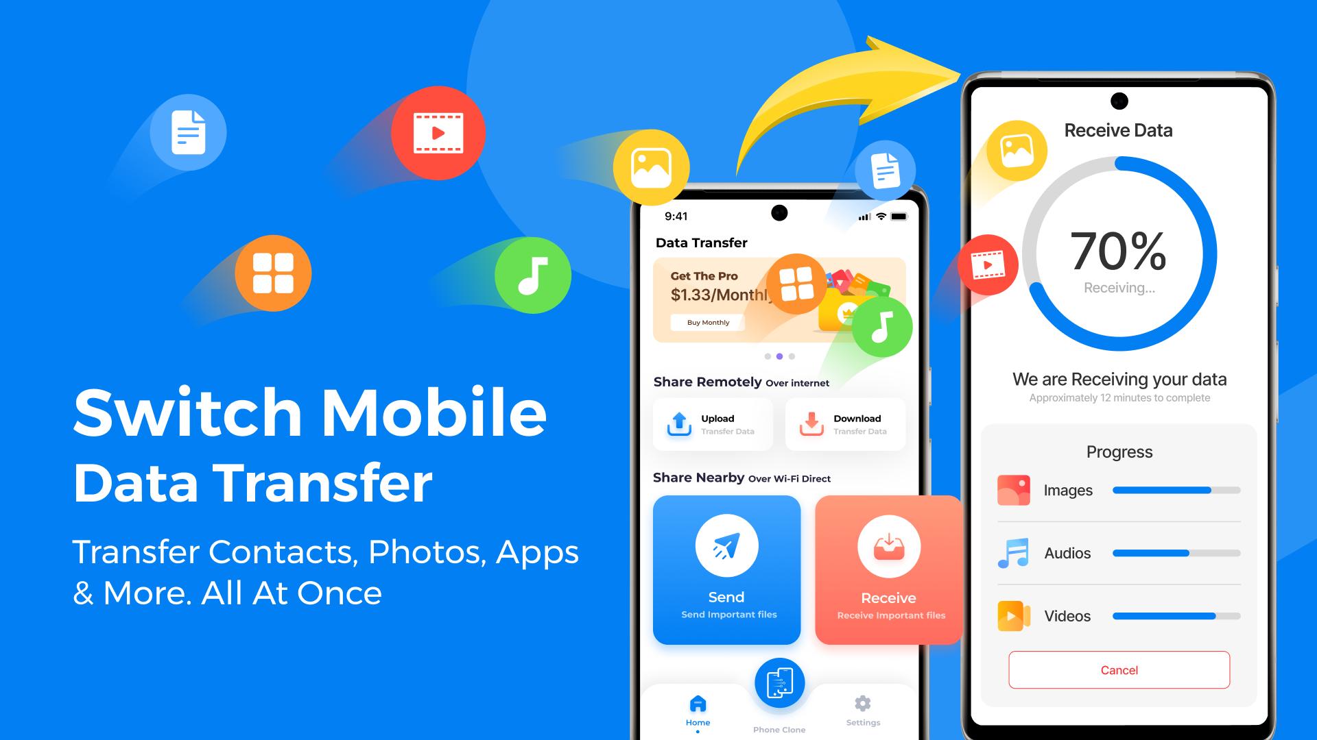 Download Switch Mobile, Data Transfer Latest Version 1.86 Android APK File