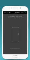 s10 Smart flip cover on/off الملصق