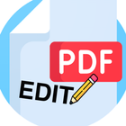 PDF edit convert icône