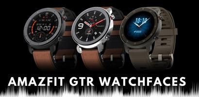 Amazfit GTR smartwatches poster