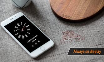 Amoled Clock Always on display постер