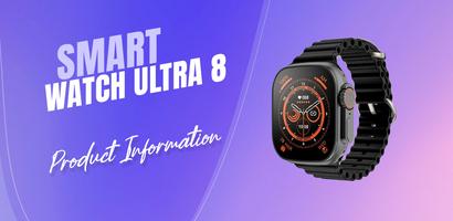 Smart Watch Ultra 8 app guide Plakat