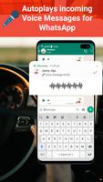 Autoplays Voice Messages for WhatsApp (AppToTalk) Affiche