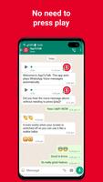 Autoplays Voice Messages for WhatsApp (AppToTalk) اسکرین شاٹ 1