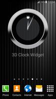 3D Clock Widget capture d'écran 1