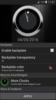 3D Clock Widget imagem de tela 2