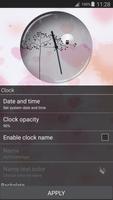 Transparent Simple Clock captura de pantalla 2