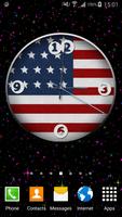 USA Analog Clock Widget Cartaz
