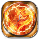 Fire Clock Widget APK