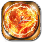 Fire Clock Widget icône