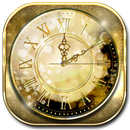 Gold Clock Widget APK