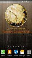 Gold Clock Widget স্ক্রিনশট 1