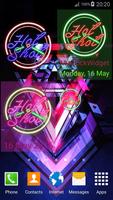 Green Neon Clock syot layar 3