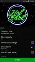 Green Neon Clock ภาพหน้าจอ 2