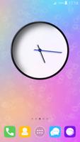 Minimal Clock Widget Affiche