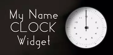 My Name Clock Widget