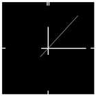 Square Transparent Clock for Screen icône