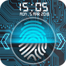Layar kunci sidik jari APK