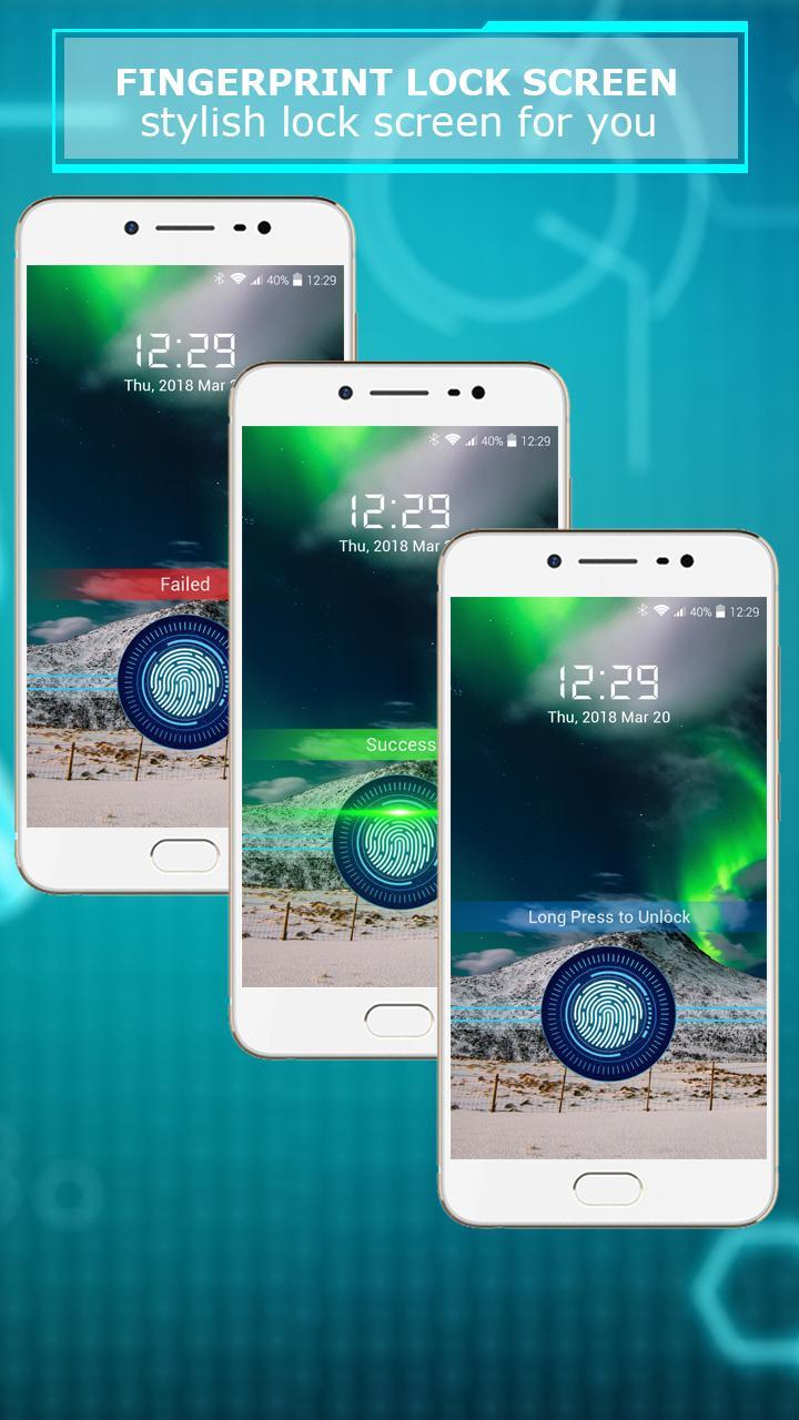 fingerprint lock screen for android