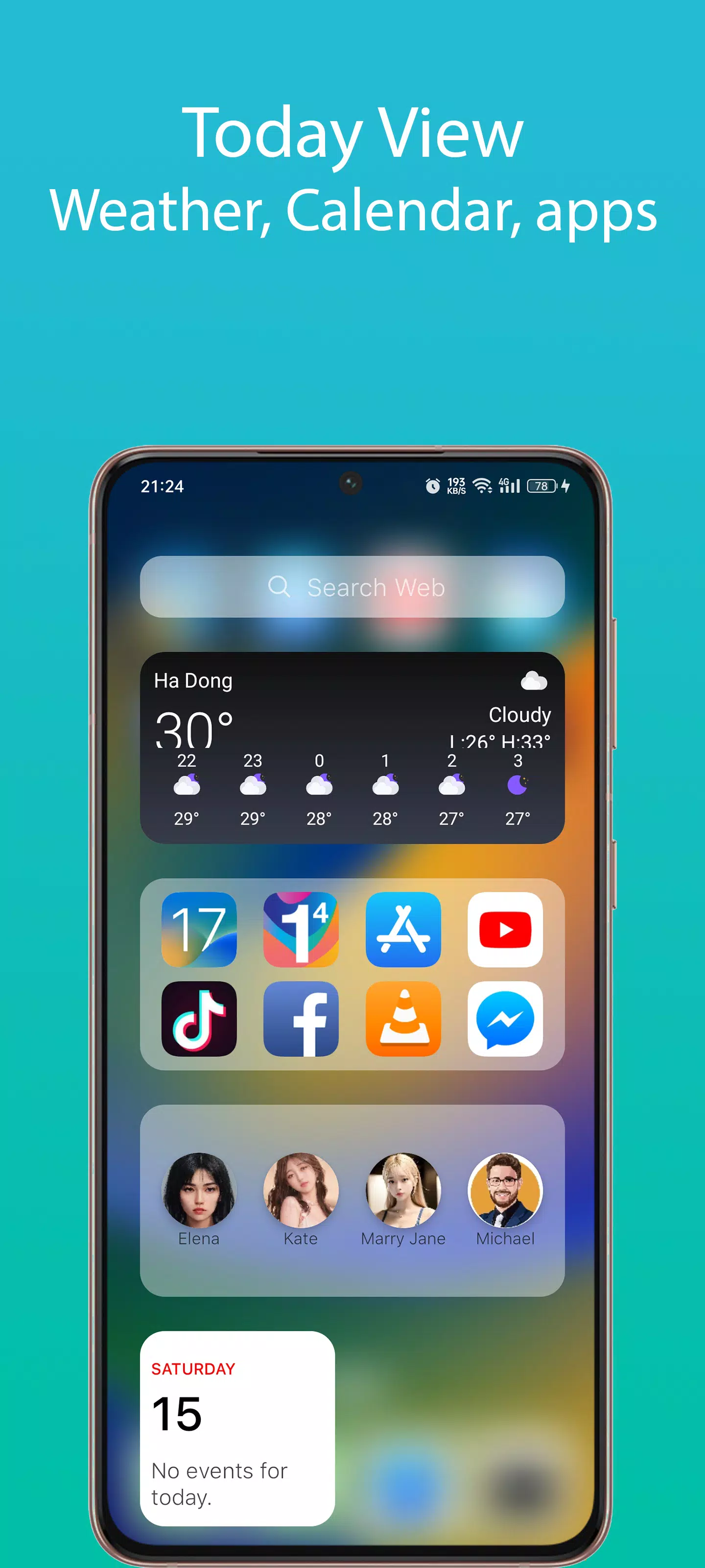 Phone 15 Launcher, OS 17 – Apps no Google Play