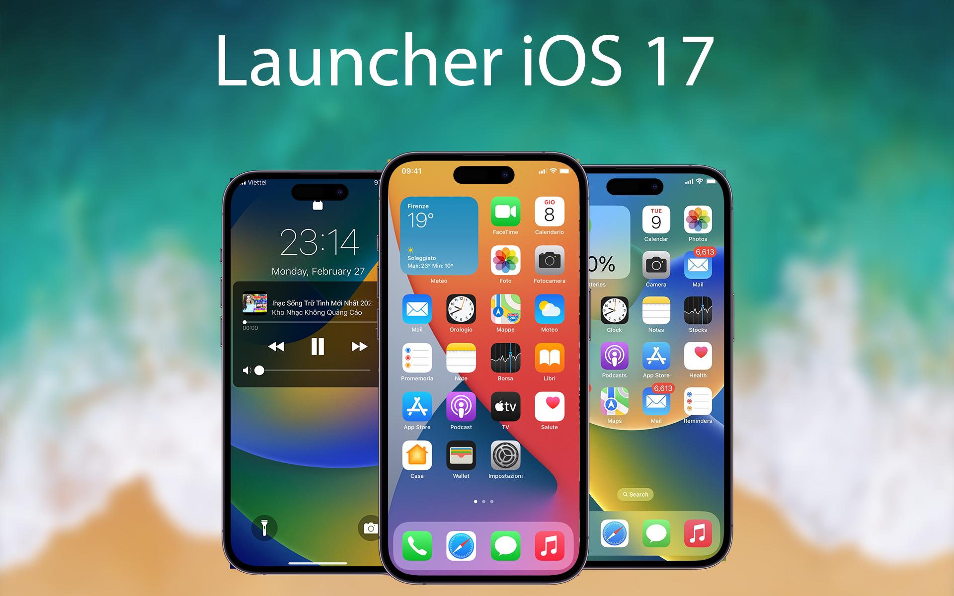 iOS 17 Launcher - Phone 15 Pro APK für Android herunterladen