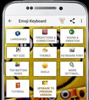 برنامه‌نما Emoji Keyboard عکس از صفحه